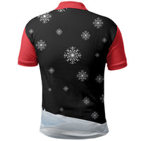 Polynesian Santa Claus Costume Funny Polo Shirt