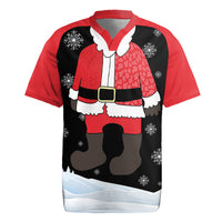 Polynesian Santa Claus Costume Funny Rugby Jersey