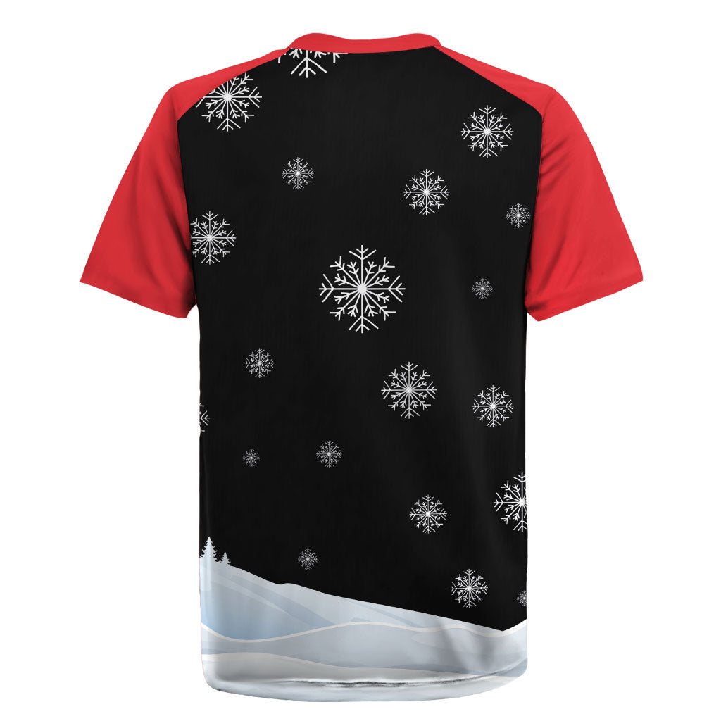 Polynesian Santa Claus Costume Funny Rugby Jersey