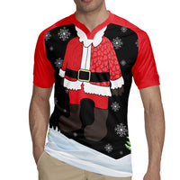 Polynesian Santa Claus Costume Funny Rugby Jersey