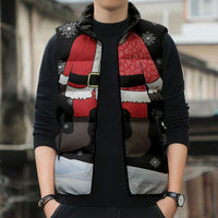 Polynesian Santa Claus Costume Funny Sleeveless Puffer Jacket