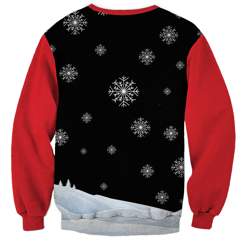Polynesian Santa Claus Costume Funny Sweatshirt