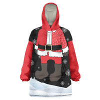 Polynesian Santa Claus Costume Funny Wearable Blanket Hoodie