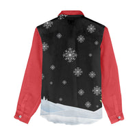 Polynesian Santa Claus Costume Funny Women Casual Shirt