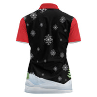 Polynesian Santa Claus Costume Funny Women Polo Shirt