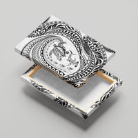 Hawaiian Turtle and Shark Canvas Wall Art Kakau Tribal with Polynesian Pattern White Color
