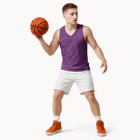 Hawaiian Turtle and Shark Basketball Jersey Kakau Tribal with Polynesian Pattern Pink Color