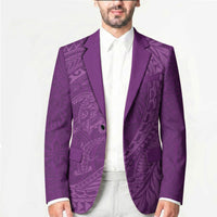 Hawaiian Turtle and Shark Blazer Kakau Tribal with Polynesian Pattern Pink Color
