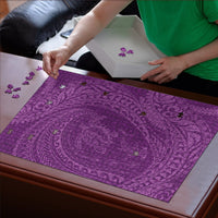 Hawaiian Turtle and Shark Puzzle Kakau Tribal with Polynesian Pattern Pink Color
