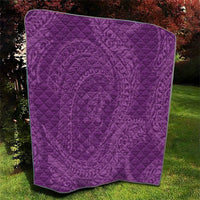 Hawaiian Turtle and Shark Quilt Kakau Tribal with Polynesian Pattern Pink Color