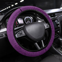 Hawaiian Turtle and Shark Steering Wheel Cover Kakau Tribal with Polynesian Pattern Pink Color