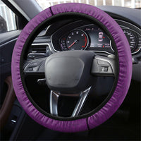 Hawaiian Turtle and Shark Steering Wheel Cover Kakau Tribal with Polynesian Pattern Pink Color