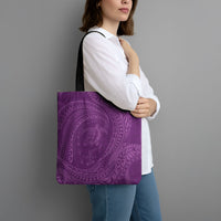 Hawaiian Turtle and Shark Tote Bag Kakau Tribal with Polynesian Pattern Pink Color