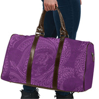 Hawaiian Turtle and Shark Travel Bag Kakau Tribal with Polynesian Pattern Pink Color