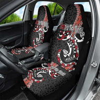 Aotearoa Toitu Te Tiriti Car Seat Cover Maori Taniwha Haka - Honour the Treaty LT03 - Polynesian Pride