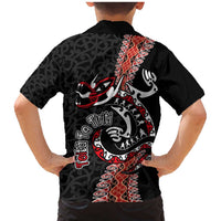 Aotearoa Toitu Te Tiriti Family Matching Mermaid Dress and Hawaiian Shirt Maori Taniwha Haka - Honour the Treaty LT03 - Polynesian Pride