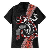 Aotearoa Toitu Te Tiriti Family Matching Summer Maxi Dress and Hawaiian Shirt Maori Taniwha Haka - Honour the Treaty LT03 - Polynesian Pride