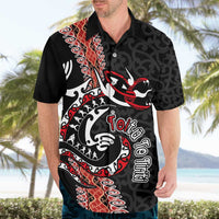 Aotearoa Toitu Te Tiriti Hawaiian Shirt Maori Taniwha Haka - Honour the Treaty LT03 - Polynesian Pride