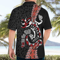 Aotearoa Toitu Te Tiriti Hawaiian Shirt Maori Taniwha Haka - Honour the Treaty LT03 - Polynesian Pride