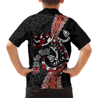Aotearoa Toitu Te Tiriti Hawaiian Shirt Maori Taniwha Haka - Honour the Treaty LT03 - Polynesian Pride