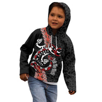 Aotearoa Toitu Te Tiriti Kid Hoodie Maori Taniwha Haka - Honour the Treaty LT03 - Polynesian Pride