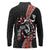 Aotearoa Toitu Te Tiriti Long Sleeve Polo Shirt Maori Taniwha Haka - Honour the Treaty LT03