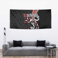 Aotearoa Toitu Te Tiriti Tapestry Maori Taniwha Haka - Honour the Treaty LT03