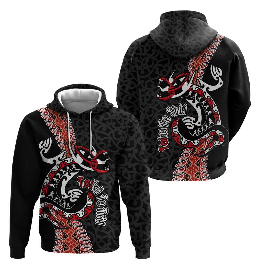 Aotearoa Toitu Te Tiriti Zip Hoodie Maori Taniwha Haka - Honour the Treaty LT03 - Polynesian Pride