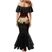 Hawaiian Elements and Polynesian Tattoo Family Matching Mermaid Dress and Hawaiian Shirt LT03 - Polynesian Pride