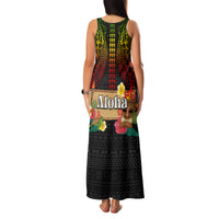 Hawaiian Elements and Polynesian Tattoo Family Matching Tank Maxi Dress and Hawaiian Shirt LT03 - Polynesian Pride
