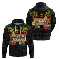 Hawaiian Elements and Polynesian Tattoo Zip Hoodie LT03 - Polynesian Pride