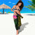 Hawaii Plumeria Sarong Polynesian Tattoo and Hibiscus