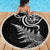 New Zealand Octopus Tattoo and Fern Beach Blanket Maori Pattern