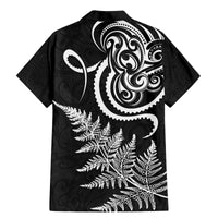 New Zealand Octopus Tattoo and Fern Family Matching Mermaid Dress and Hawaiian Shirt Maori Pattern LT03 - Polynesian Pride