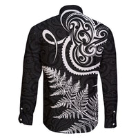 New Zealand Octopus Tattoo and Fern Family Matching Off Shoulder Short Dress and Hawaiian Shirt Maori Pattern LT03 - Polynesian Pride