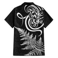 New Zealand Octopus Tattoo and Fern Family Matching Puletasi and Hawaiian Shirt Maori Pattern LT03 - Polynesian Pride