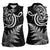 New Zealand Octopus Tattoo and Fern Women Sleeveless Polo Shirt Maori Pattern