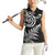 New Zealand Octopus Tattoo and Fern Women Sleeveless Polo Shirt Maori Pattern