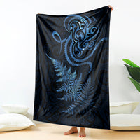 New Zealand Octopus Tattoo and Fern Blanket Maori Pattern Matariki Style LT03 - Polynesian Pride