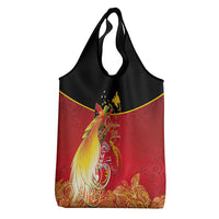 Papua New Guinea Independence Day Grocery Bag Happy Anniversary 50th Bird-of-paradise Melanesian Tattoos LT03 - Polynesian Pride