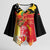 Papua New Guinea Independence Day Kimono Sleeve Blouse Happy Anniversary 50th Bird-of-paradise Melanesian Tattoos - Polynesian Pride