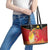Papua New Guinea Independence Day Leather Tote Bag Happy Anniversary 50th Bird-of-paradise Melanesian Tattoos - Polynesian Pride