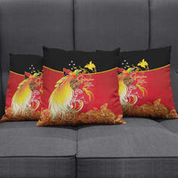 Papua New Guinea Independence Day Pillow Cover Happy Anniversary 50th Bird-of-paradise Melanesian Tattoos LT03 - Polynesian Pride