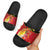 Papua New Guinea Independence Day Slide Sandals Happy Anniversary 50th Bird-of-paradise Melanesian Tattoos - Polynesian Pride