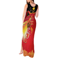 Papua New Guinea Independence Day Tank Maxi Dress Happy Anniversary 50th Bird-of-paradise Melanesian Tattoos LT03 - Polynesian Pride