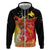 Papua New Guinea Independence Day Zip Hoodie Happy Anniversary 50th Bird-of-paradise Melanesian Tattoos - Polynesian Pride
