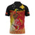 Papua New Guinea Independence Day Zipper Polo Shirt Happy Anniversary 50th Bird-of-paradise Melanesian Tattoos - Polynesian Pride