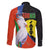 New Caledonia Family Matching Off The Shoulder Long Sleeve Dress and Hawaiian Shirt Kagu Bird and The Seal with Melanesian Culture - Polynesian Pride