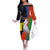 New Caledonia Family Matching Off The Shoulder Long Sleeve Dress and Hawaiian Shirt Kagu Bird and The Seal with Melanesian Culture - Polynesian Pride