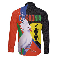 New Caledonia Family Matching Summer Maxi Dress and Hawaiian Shirt Kagu Bird and The Seal with Melanesian Culture LT03 - Polynesian Pride